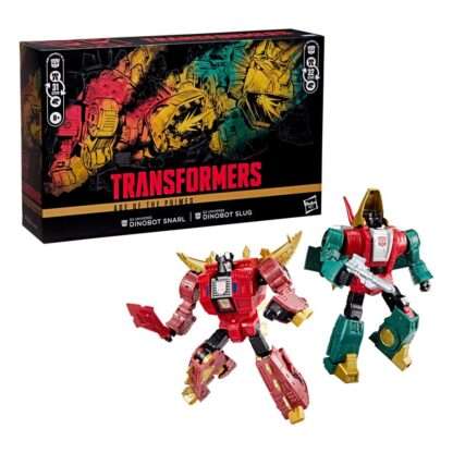 Transformers Age of the Primes Leader Class Actionfiguren 2er-Pack G2 Universe Dinobots Snarl & Slug 19 cm – Bild 3