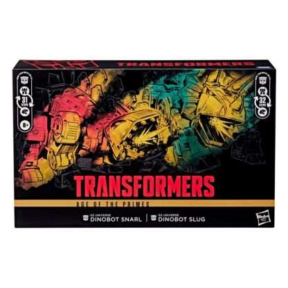 Transformers Age of the Primes Leader Class Actionfiguren 2er-Pack G2 Universe Dinobots Snarl & Slug 19 cm – Bild 5