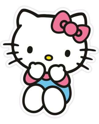 Sanrio Dekokissen Hello Kitty Blue Pants 36 cm