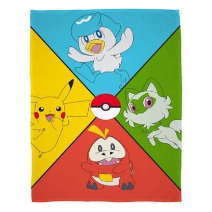 Pokemon Decke 4 Colours 130 x 170 cm - Beschädigte Verpackung
