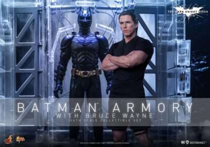 The Dark Knight Rises Movie Masterpiece Actionfigur & Diorama 1/6 Batman Armory with Bruce Wayne 30 cm – Bild 5