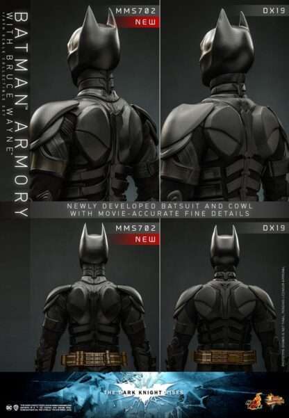 The Dark Knight Rises Movie Masterpiece Actionfigur & Diorama 1/6 Batman Armory with Bruce Wayne 30 cm – Bild 18