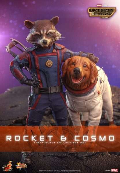 Guardians of the Galaxy Vol. 3 Movie Masterpiece Actionfiguren 1/6 Rocket & Cosmo 16 cm – Bild 2