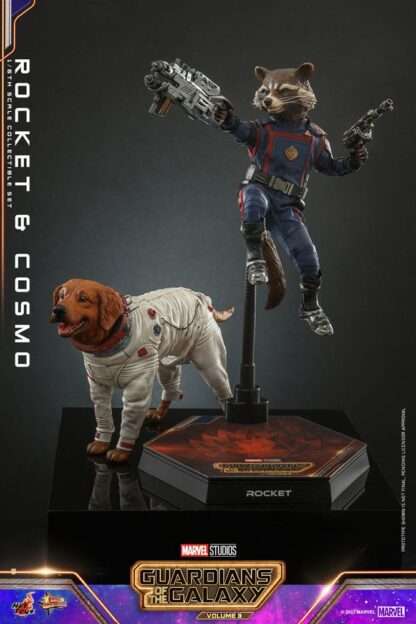 Guardians of the Galaxy Vol. 3 Movie Masterpiece Actionfiguren 1/6 Rocket & Cosmo 16 cm – Bild 3