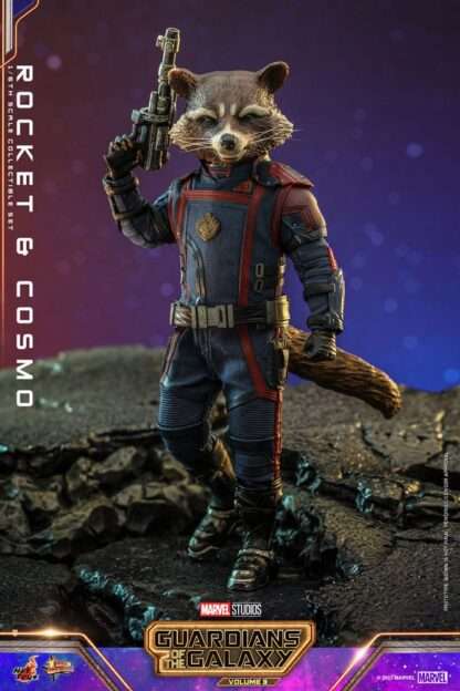 Guardians of the Galaxy Vol. 3 Movie Masterpiece Actionfiguren 1/6 Rocket & Cosmo 16 cm – Bild 4