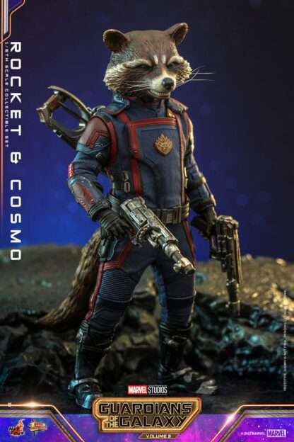Guardians of the Galaxy Vol. 3 Movie Masterpiece Actionfiguren 1/6 Rocket & Cosmo 16 cm – Bild 9