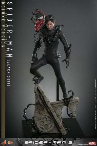 Spider-Man 3 Movie Masterpiece Actionfigur 1/6 Spider-Man (Black Suit) (Deluxe Version) 30 cm – Bild 3