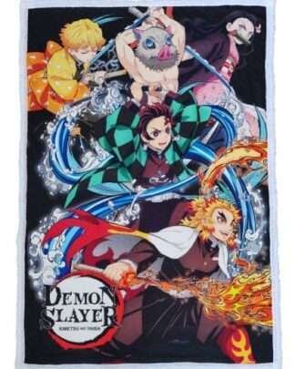 Demon Slayer: Kimetsu no Yaiba Fleecedecke 100 x 150 cm