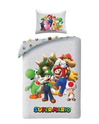 Super Mario Bettwäsche Ver. 4 140 x 200 cm / 70 x 90 cm