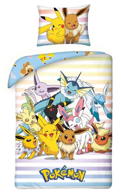 Pokémon Bettwäsche Pikachu, Evoli & Friends 135 x 200 cm / 80 x 80 cm