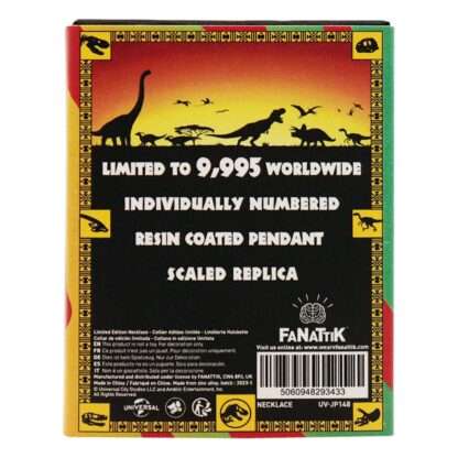 Jurassic Park Halskette mit Bernsteinanhänger Limited Edtiton – Bild 7