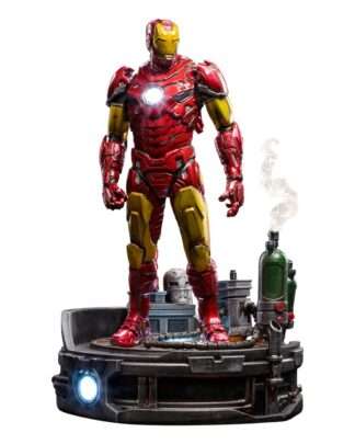 Marvel Deluxe Art Scale Statue 1/10 Iron Man Unleashed 23 cm
