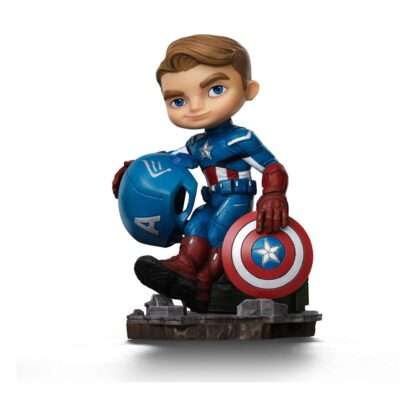 Avengers Infinity Saga Mini Co. PVC Figur Captain America 14 cm   - Beschädigte Verpackung