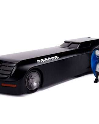 Batman Animated Series Metals Diecast Modell 1/24 Batmobile mit Figur