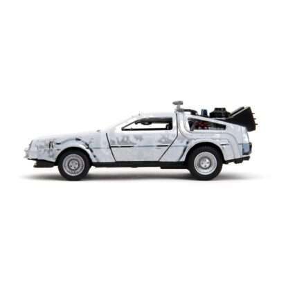 Zurück in die Zukunft Hollywood Rides Diecast Modell 1/32 DeLorean Time Machine Frost – Bild 3