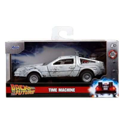Zurück in die Zukunft Hollywood Rides Diecast Modell 1/32 DeLorean Time Machine Frost – Bild 15