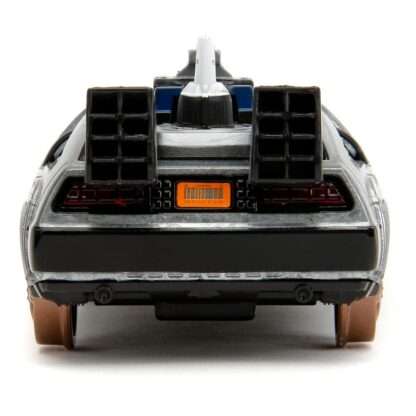 Zurück in die Zukunft III Hollywood Rides Diecast Modell 1/32 DeLorean Time Machine Railroad Wheels – Bild 5