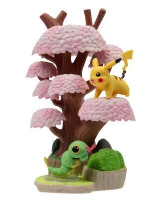 Pokémon Environment Set Frühlingswald & Raupy & Pikachu 5 cm