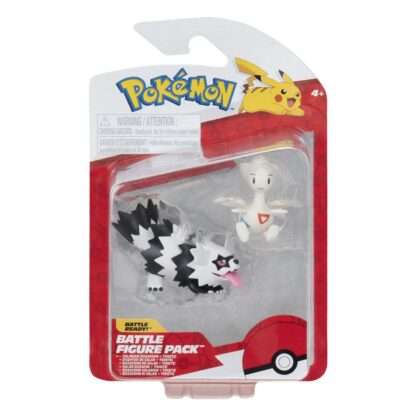 Pokémon Figuren 2er-Pack Galarian Zigzagoon & Togetic with Stand 8 cm – Bild 2