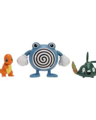 Pokémon First Partner Battle Figure Set Figuren 3er-Pack Glumanda, Unratütox & Quaputzi