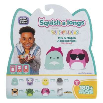 Squishmallows Squish-a-longs Minifiguren 8er Pack Set Series 2 Style 1 2,5 cm – Bild 4
