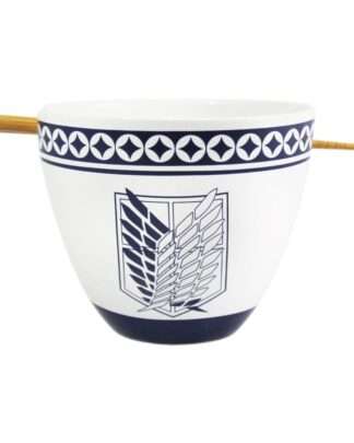 Attack on Titan Ramen-Schüssel mit Stäbchen Emblem 473 ml