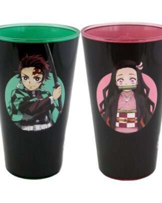 Demon Slayer Trinkgläser 2er-Pack Tanjiro & Nezuko 473 ml