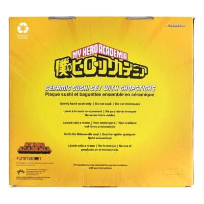 My Hero Academia Keramik Sushi Set mit Essstäbchen UA – Bild 3