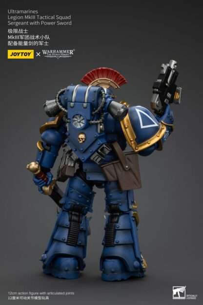 Warhammer The Horus Heresy Actionfigur 1/18 Ultramarines Legion MKIII Tactical Squad Sergeant with Power Sword 12 cm – Bild 4