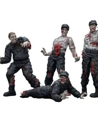 Zombie Dark Source Actionfiguren 4er-Pack Security Guards 8 cm