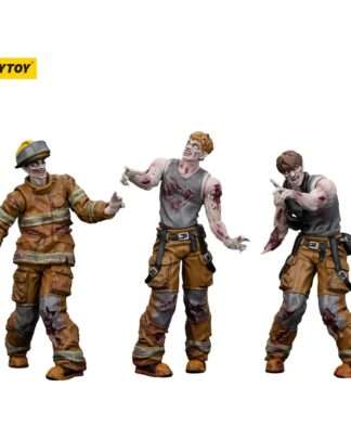 Zombie Dark Source Actionfiguren 3er-Pack Firefighters 8 cm