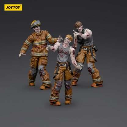 Zombie Dark Source Actionfiguren 3er-Pack Firefighters 8 cm – Bild 2