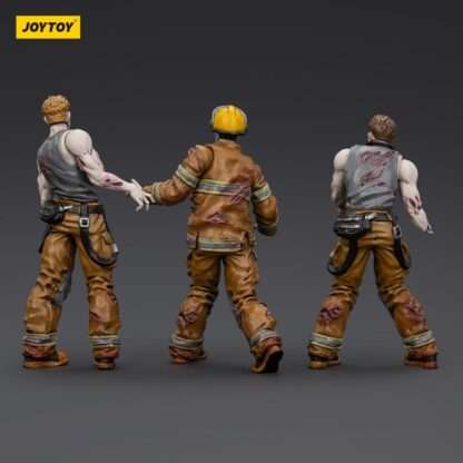 Zombie Dark Source Actionfiguren 3er-Pack Firefighters 8 cm – Bild 4