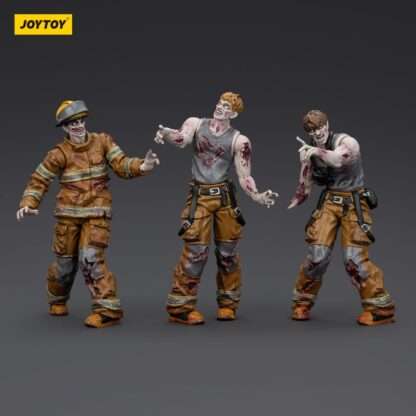 Zombie Dark Source Actionfiguren 3er-Pack Firefighters 8 cm – Bild 5