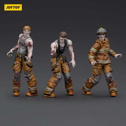 Zombie Dark Source Actionfiguren 3er-Pack Firefighters 8 cm – Bild 6