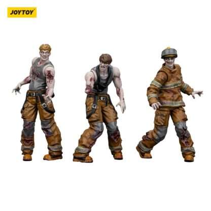 Zombie Dark Source Actionfiguren 3er-Pack Firefighters 8 cm – Bild 8