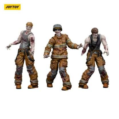 Zombie Dark Source Actionfiguren 3er-Pack Firefighters 8 cm – Bild 9