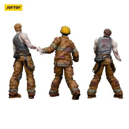 Zombie Dark Source Actionfiguren 3er-Pack Firefighters 8 cm – Bild 10