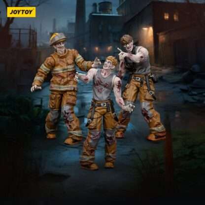 Zombie Dark Source Actionfiguren 3er-Pack Firefighters 8 cm – Bild 11