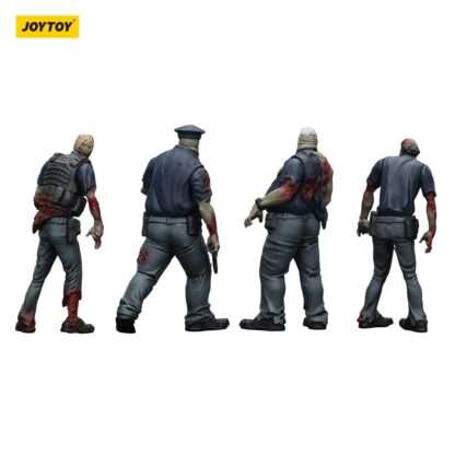 Zombie Dark Source Actionfiguren 4er-Pack Police (Male) 8 cm – Bild 7