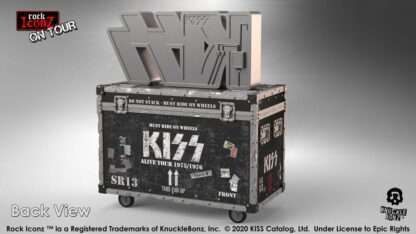 Kiss Rock Ikonz On Tour Road Case Statue & Bühnenhintergrund Set Alive! Tour – Bild 3