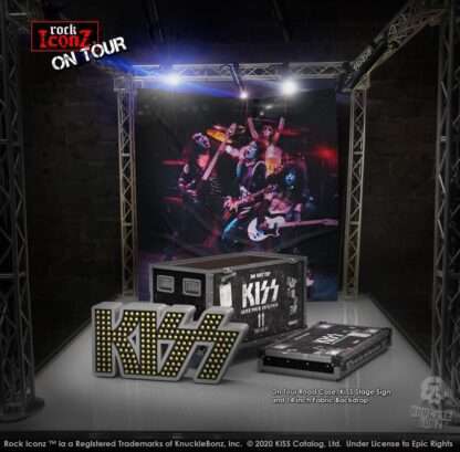 Kiss Rock Ikonz On Tour Road Case Statue & Bühnenhintergrund Set Alive! Tour – Bild 6