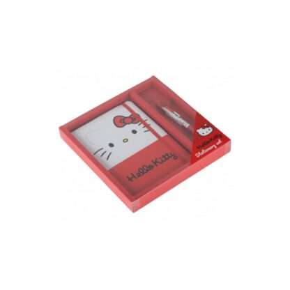 Sanrio Notizbuch mit Kugelschreiber Geschenk-Set Hello Kitty – Bild 2