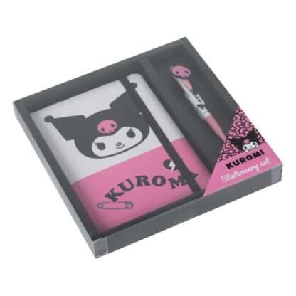 Sanrio Notizbuch mit Kugelschreiber Geschenk-Set Kuromi – Bild 2