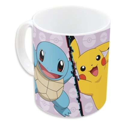 Pokemon Tasse Glumanda, Bisasam, Schiggy, Pikachu 320 ml – Bild 2