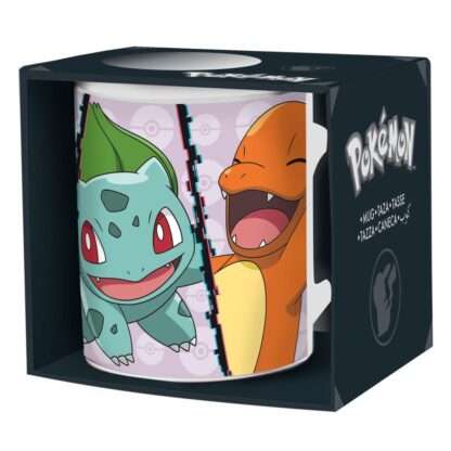 Pokemon Tasse Glumanda, Bisasam, Schiggy, Pikachu 320 ml – Bild 3