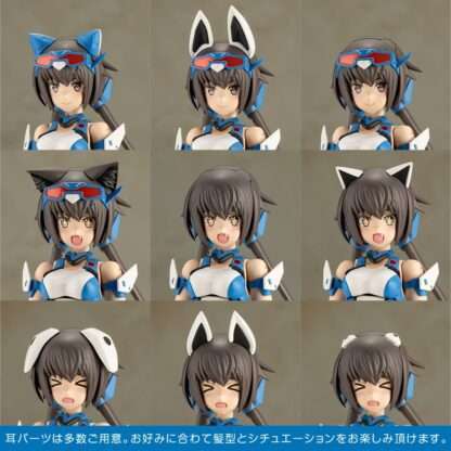 Frame Arms Girl Plastic Model Kit Stylet Swimsuit Blue Impulse Color Ver. 16 cm – Bild 14