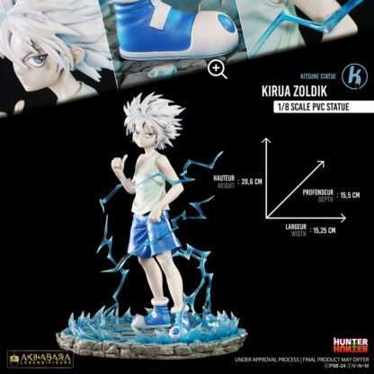 Hunter × Hunter Akihabara Legend Figure PVC Statue 1/8 Killua (God Speed Mode) 21 cm – Bild 10