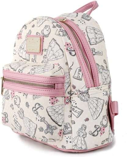 Disney by Loungefly Rucksack Beauty and the Beast Belle Creme AOP heo Exclusive – Bild 4
