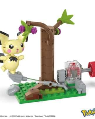 Pokémon Mega Construx Bauset Pichus Wald-Futtersuche
